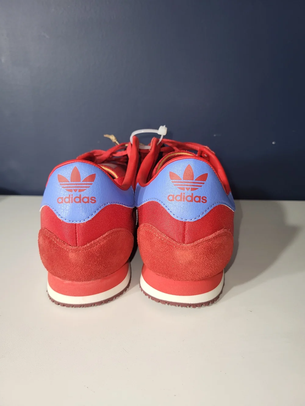 Adidas Galaxy OG Red Runner Sneakers Shoes Mens Size 11.5 JR1147